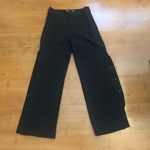 Misguided Stripe Button Pants